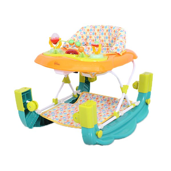 ๐ Tinnies Multi-Color Baby Walker With Rocking Function
