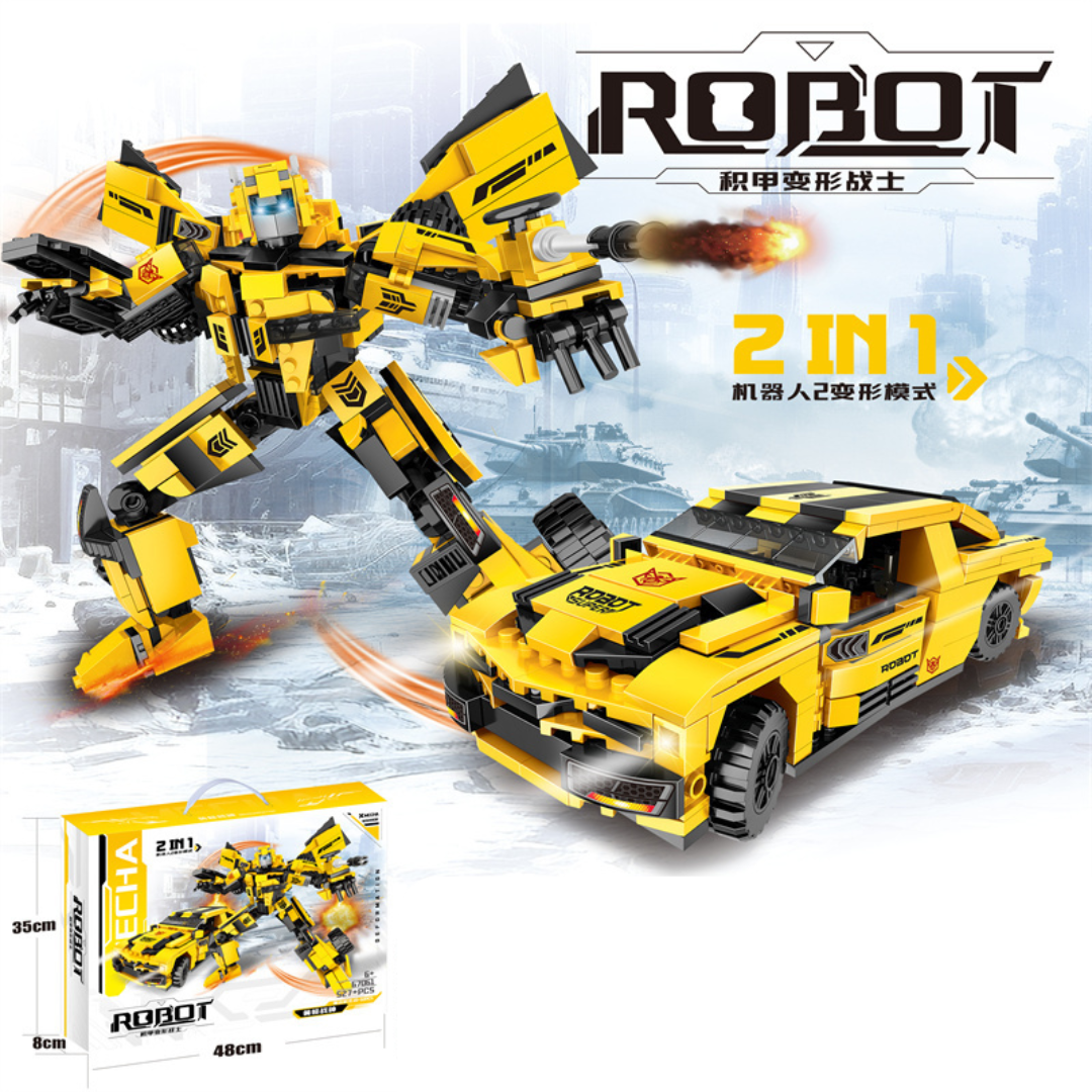 ππ€ 2-in-1 Robot Transformer Car Toy β Build, Transform, Play! π§π₯