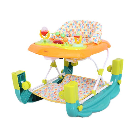 🌟 Tinnies Multi-Color Baby Walker With Rocking Function
