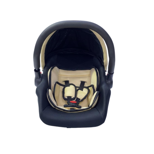 Baby Carry Cot ( Black & Beige)