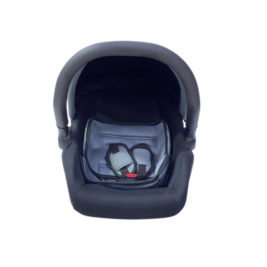 Baby Carry Cot (Black & Blue Foam)